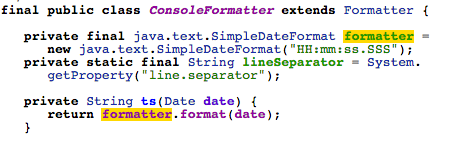 symbol highlighting screenshot